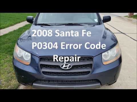 DIY 2008 Hyundai Santa Fe 2008 Coil Pack Repair Rough Idle Error Code P0304