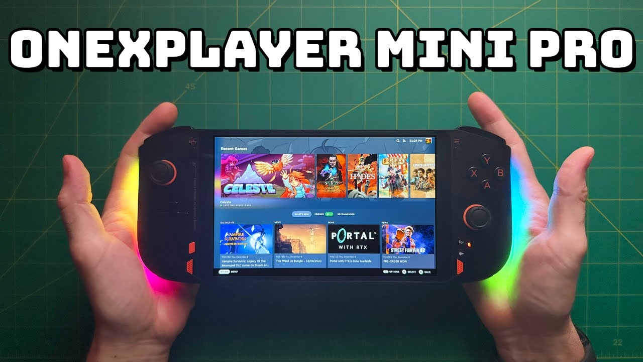 ONEXPLAYER Mini Pro handheld gaming PC features Intel Core i7-1260P, LPDDR5  RAM and up to 2TB storage - Liliputing