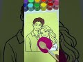 Couple Sand Art 💕 | Satisfying &amp; Relaxing #asmr #relaxing #sandpainting #satisfying #sandart