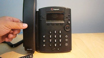 How to answer a call on a Polycom VVX300
