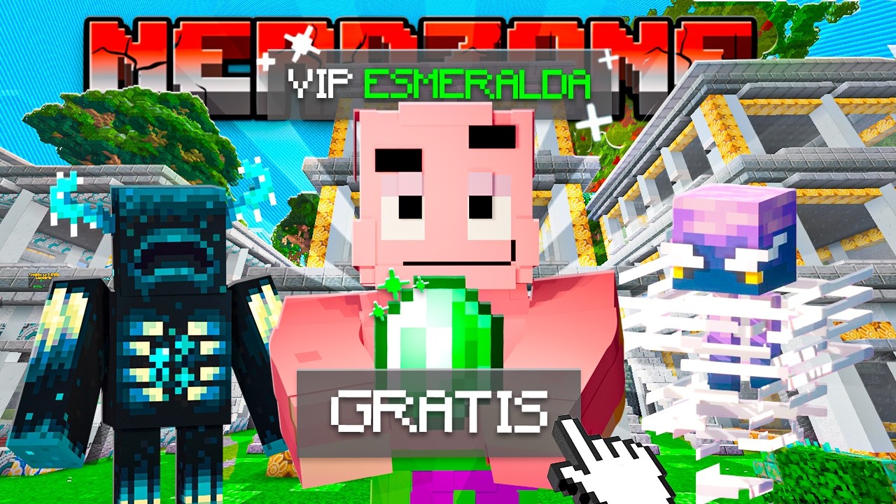 Fiquei MUITOO RICO e irei DOAR UM VIP ESMERALDA - Prison Nerdzone #7