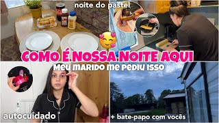 MEU MARIDO TAVA COM VONTADE DE COMER UMA COMIDA DIFERENTE👫🏻💖E FUI PREPARAR UMA NOITE DO PASTEL…