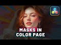 Add MULTIPLE MASKS In Color Page In Davinci Resolve