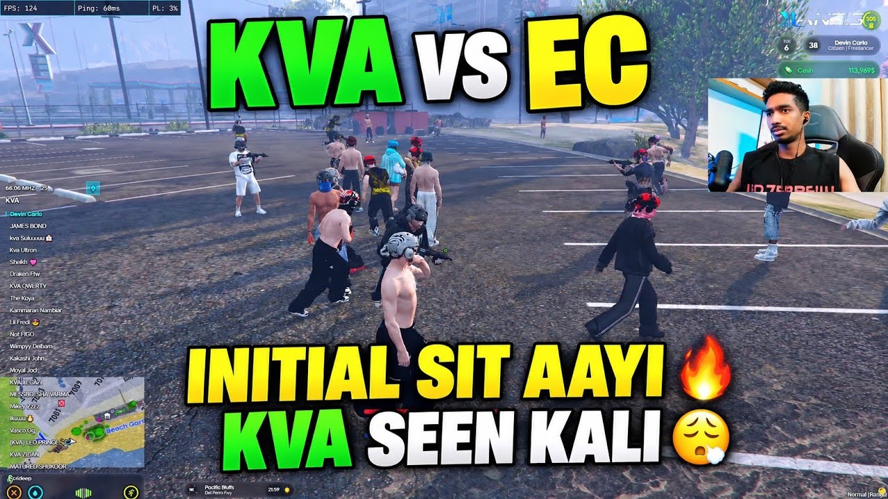 KVA VS EC 🔥 INITIAL SIT AAYI | KVA SEEN KALI 😮‍💨