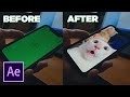 Replace screens in After Effects like a Pro - (Mocha Tracking Tutorial 2021)