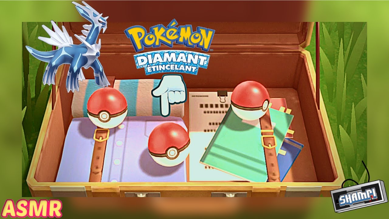 Pokémon Diamant Étincelant et Perle Scintillante starter ASMR Fr Français Chuchotement / soft spoken