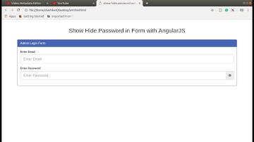 Show Hide Password Using AngularJs-2019