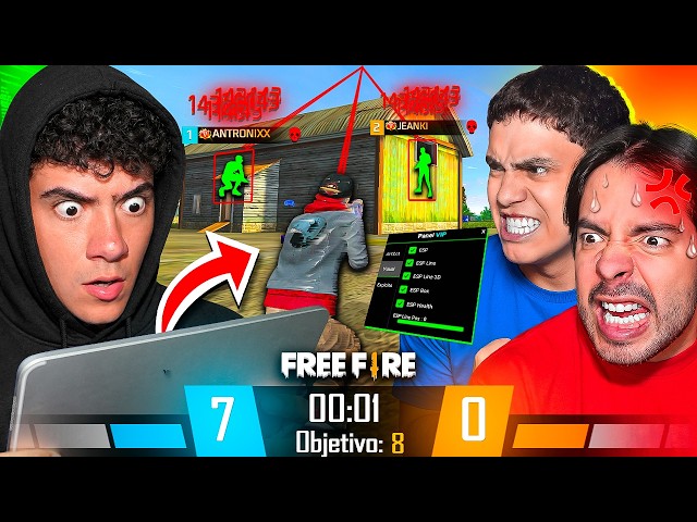 INSTALE UN MOD MENU EN FREE FIRE Y LO USE CONTRA MIS AMIGOS EN UN PVP !! TheDonato