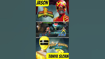Jason Lee Scott 🆚 Tanya Sloan🔥👊 | Power Rangers Legacy Wars ⚡️ #shorts
