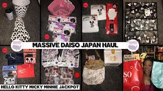 ALL *NEW* MASSIVE DAISO JAPAN HAUL~HELLO KITTY MICKY & MINI JACKPOT~A MUST WATCH HAUL WOW😱
