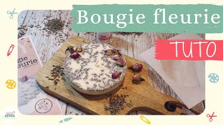 TUTO - BOUGIE FLEURIE - SIMPLE ET RAPIDE