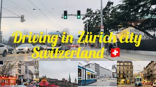 Zürich city driving tour | 4k Switzerland 🇨🇭|