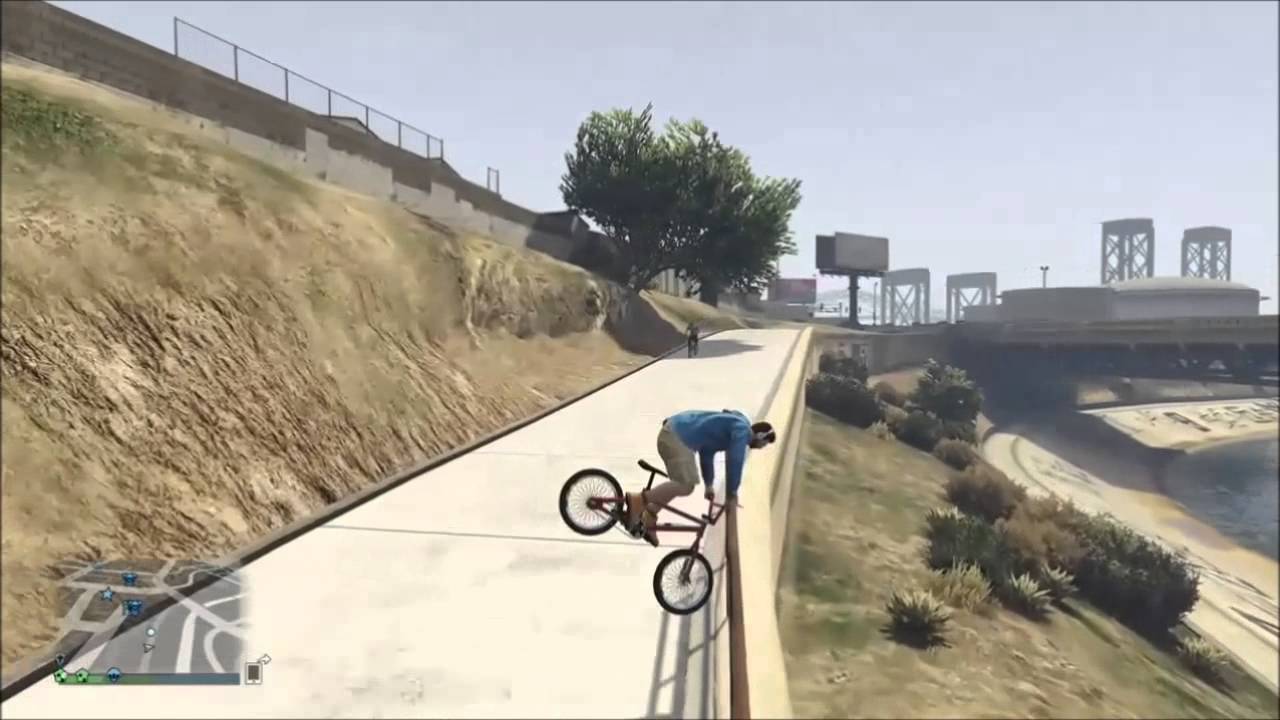GTA 5 - BMX stunts #7