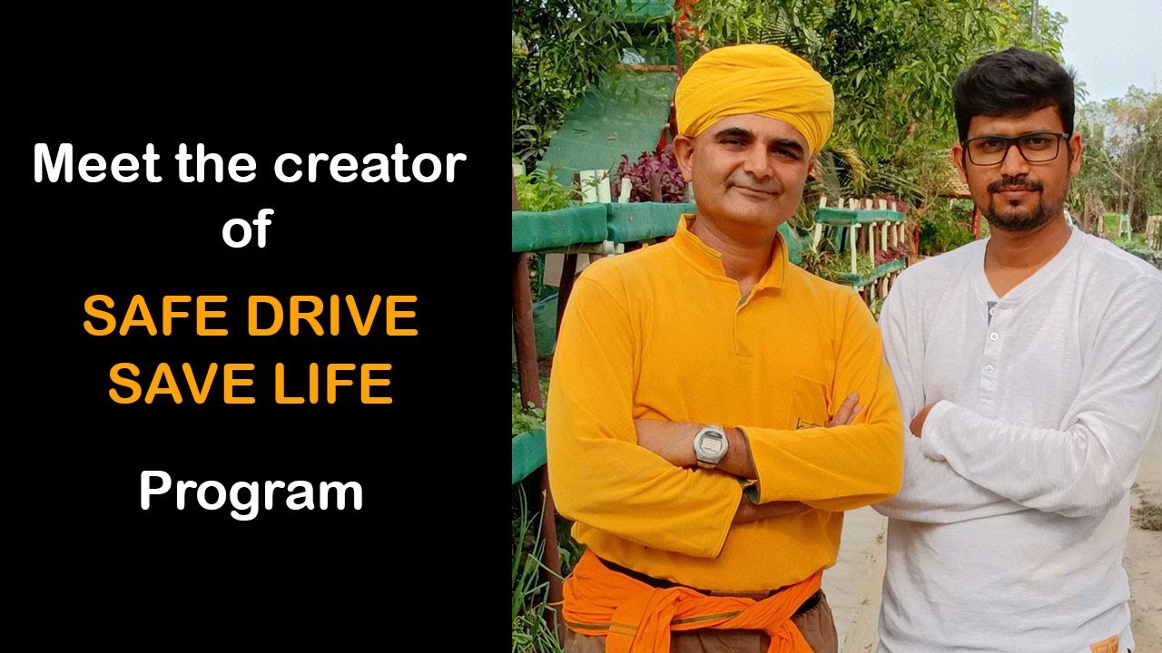 meet the creator of safe drive save life program - YouTube