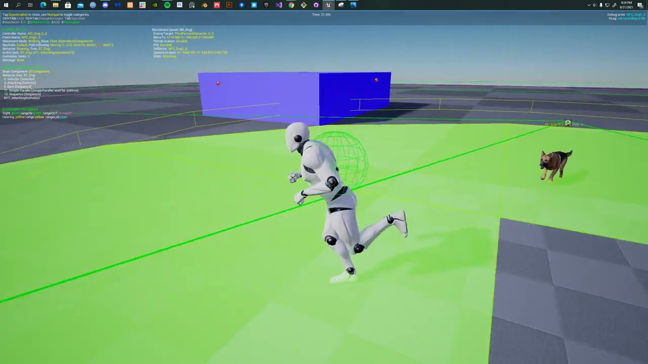 Demo A.I. Creation in Unreal Engine