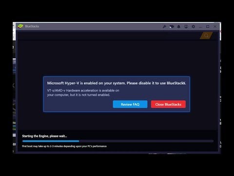 Bluestack 4 Not Install  Not Run Due to Hyper v