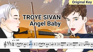 Troye Sivan - Angel Baby violin sheet