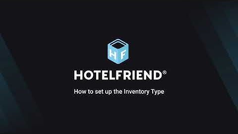 How to set up the Inventory Type