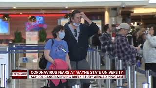 Wayne State University cancels study abroad program due to coronavirus fears