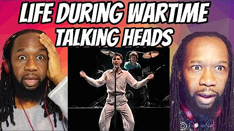 TALKING HEADS - Life during wartime Live! REACTION - An incredible performance by David Byrne!