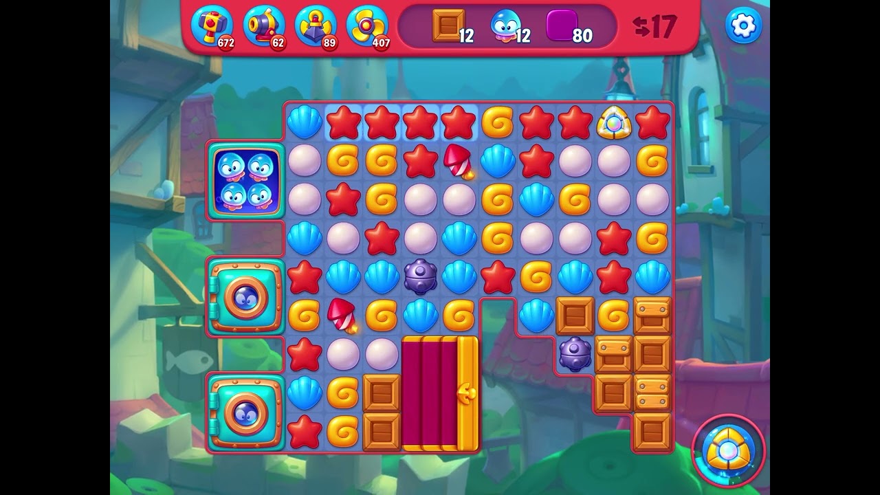 Fishdom Hard level 9305 no boosters フィッシュダム ハード - YouTube