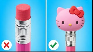 SCHOOL HACKS YOU CAN’T MISS || DIY Ideas You Wish You Knew by 123GO! LIKE