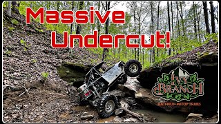 I got STUCK!! Ivy Branch Rock Crawling