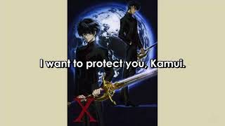 X Anime. Fuuma Dialogue Mix English Version Lyrics
