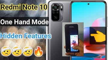 Redmi Note 10 One Hand Mode Enable || How To Enable One Hand Mode In Redmi Note 10 ⚡⚡ #onehandmode
