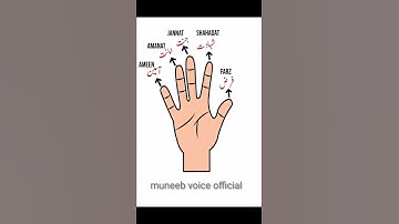 Names of 5 fingers in islam | 5 unglion ka naam #shortstatus