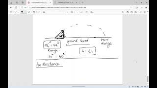 SACE Stage 2 Physics Topic 1 1 Launch angles   drag   vectors