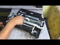 Como desarmar limpiar desmontar abrir destapar impresora CANON MG3510