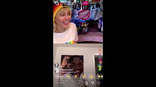 Miley Cyrus Ellen Degeneres Rickey Thompson U0026 Emily Osment  Instagram  Stream  3232020