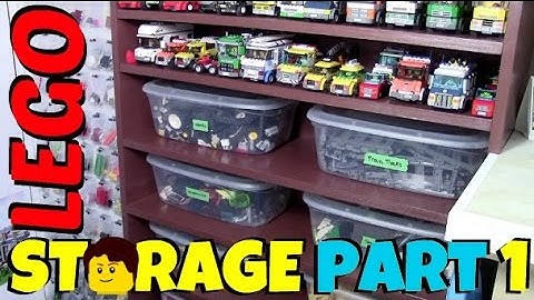 HOW I SORT & STORE MY LEGO PARTS COLLECTION - PART 1/4