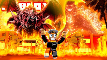 THERMO GODZILLA vs DESTOROYAH in ROBLOX