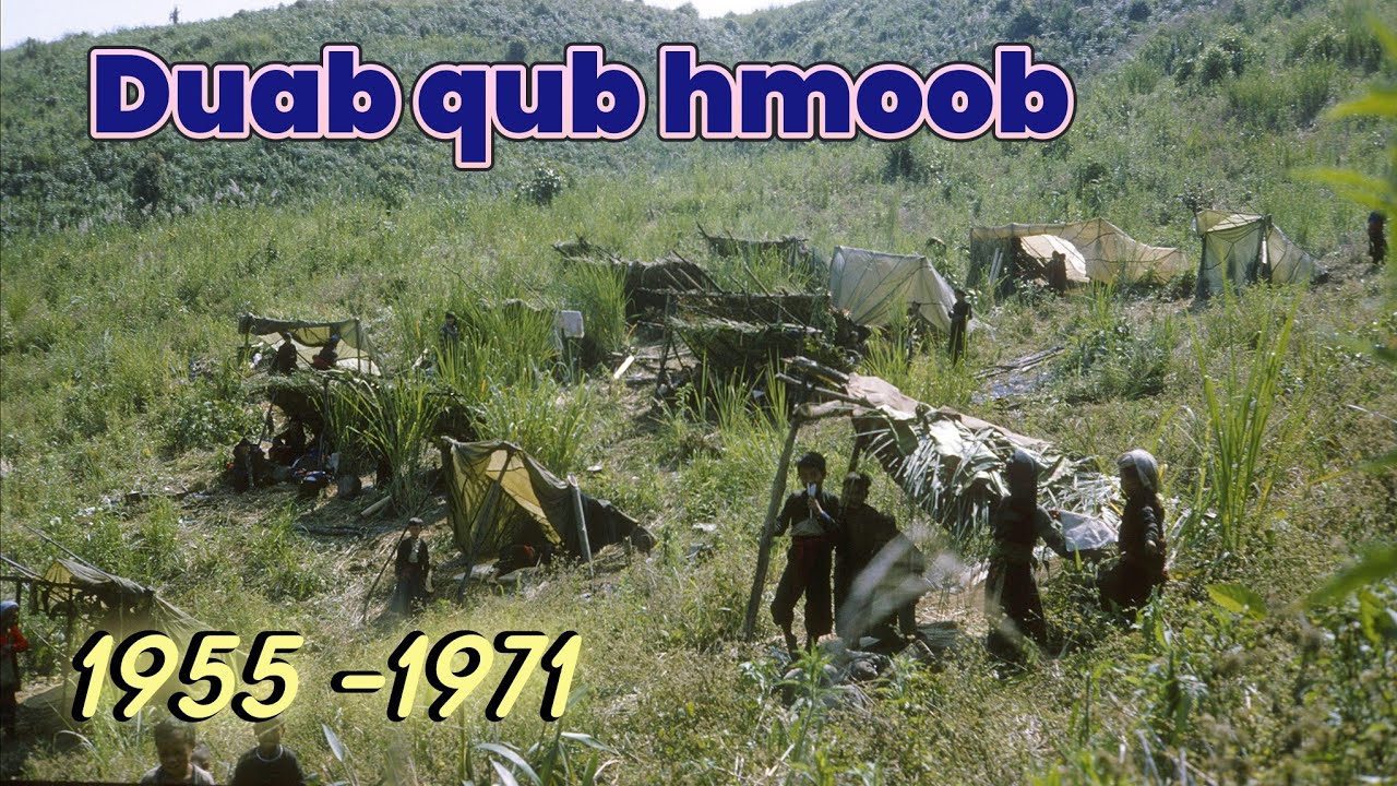 Duab qub hmoob 1955-1971 ( Hmoob tawg rog, Hmoob qub zog ) 