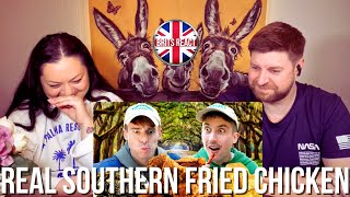 BRITS REACT | Real Southern Fried Chicken | BLIND REACTION
