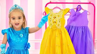 Alice is dressing up for the Princess Ball