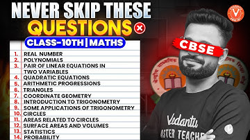 Complete Maths | Previous Year Questions |  CBSE Class 10 Maths | Target 95🔥| Kishore Sir