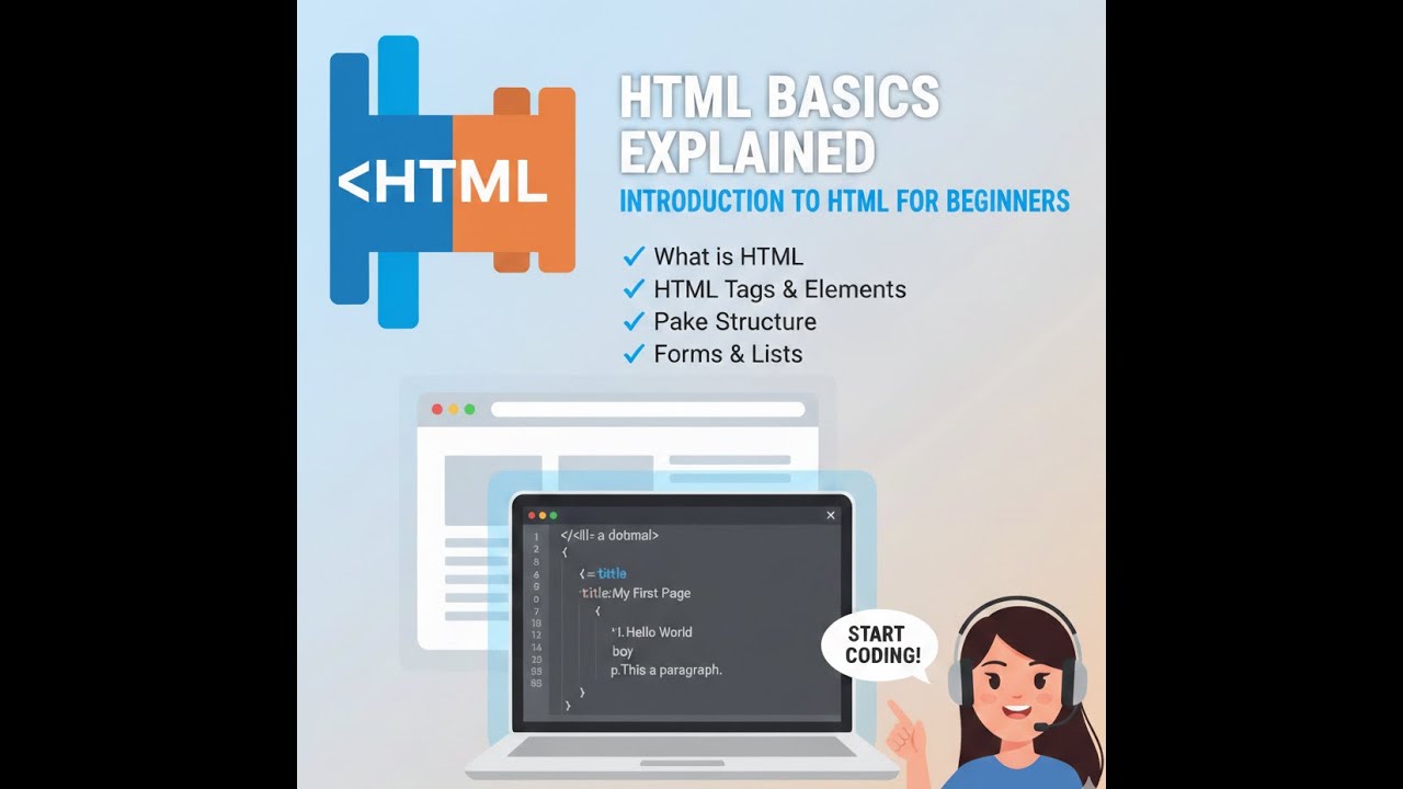 HTML Basics Explained | Introduction to HTML for Beginners