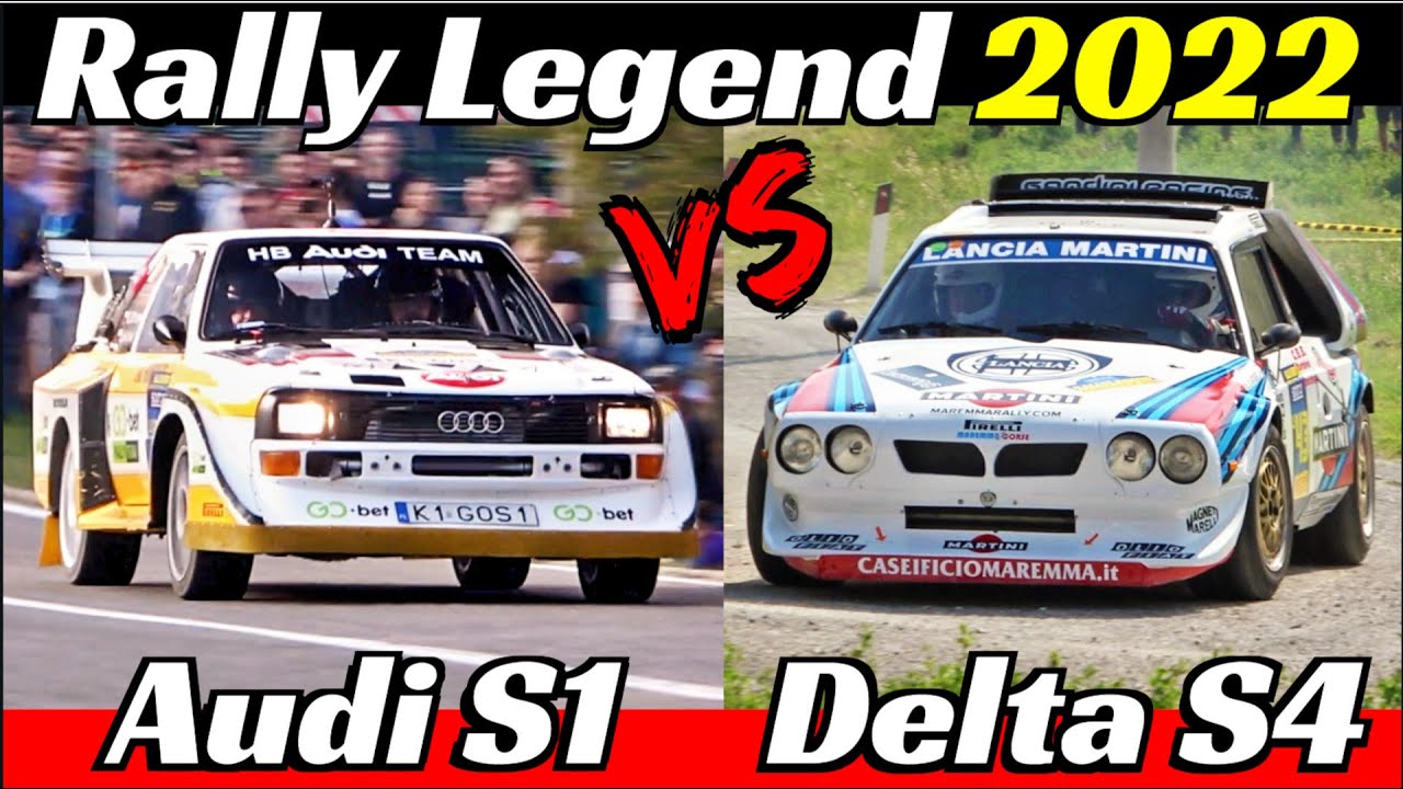 Audi Sport Quattro S1 VS Lancia Delta S4 - Group B Monsters! - Rally Legend San Marino 2022 Memories