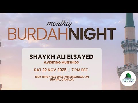 Monthly Burdah Night Recitation Toronto 