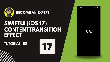 iOS 17 | ContentTransition Effects in 2 mins | Xcode 15 - SwiftUI