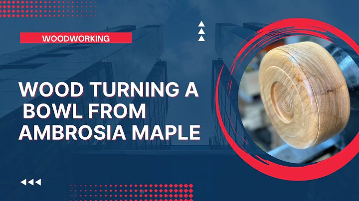 Wood Turning A Small Ambrosia Maple Bowl | Quick turn!