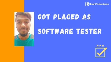 Besant Technologies Online Training Placement Review | Vijay  Got Placed as QA Tester | Selenium