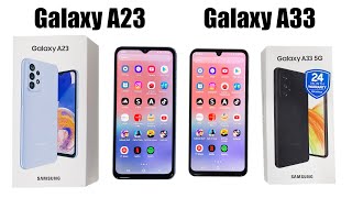SAMSUNG Galaxy A23 vs SAMSUNG Galaxy A33 SPEED TEST