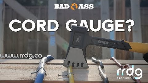 What Cord Gauge Do I Need? | Bad Ass Extension Cord Gauge Guide | RRDG Productions