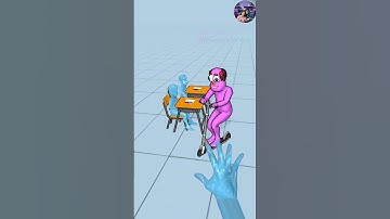 When the power hits… silly uncles turn into ice statues 😂❄️💥#SuperPower #FunnyGames #GameShorts