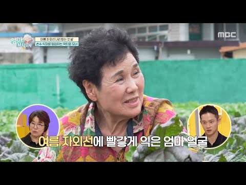 [엄마를 부탁해] 쨍쨍한 햇볕 아래, 선크림과 모자 없이 일하다 빨갛게 익어버린 곽진영 <strong>모녀</strong>, MBC 260628 방송