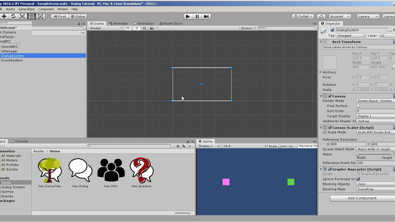 SO Dialog System 1 - YouTube